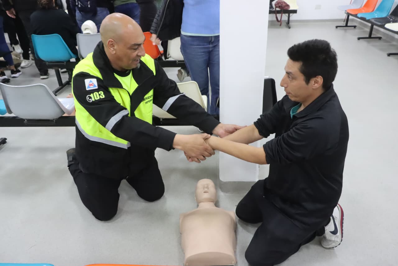 Más de mil vecinos aprendieron técnicas de RCP durante el mes de octubre