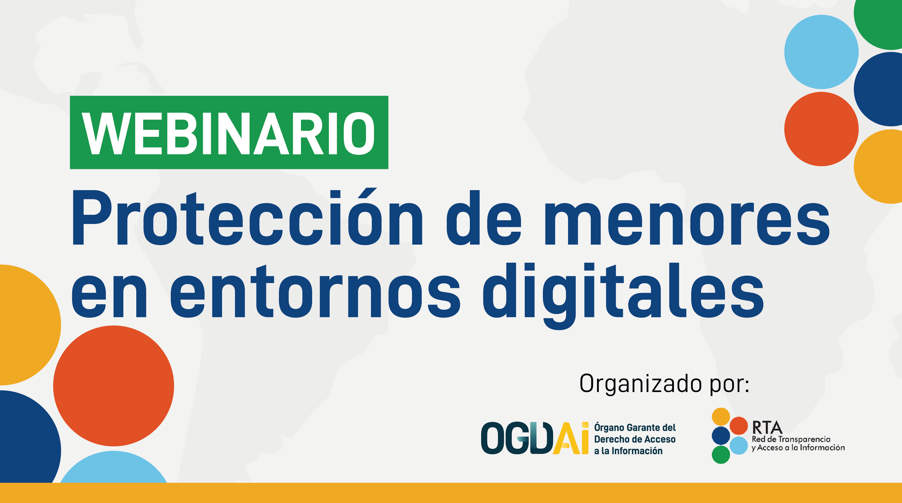 Webinario regional del OGDAI junto a la RTA: “Protección de menores en entornos digitales”
