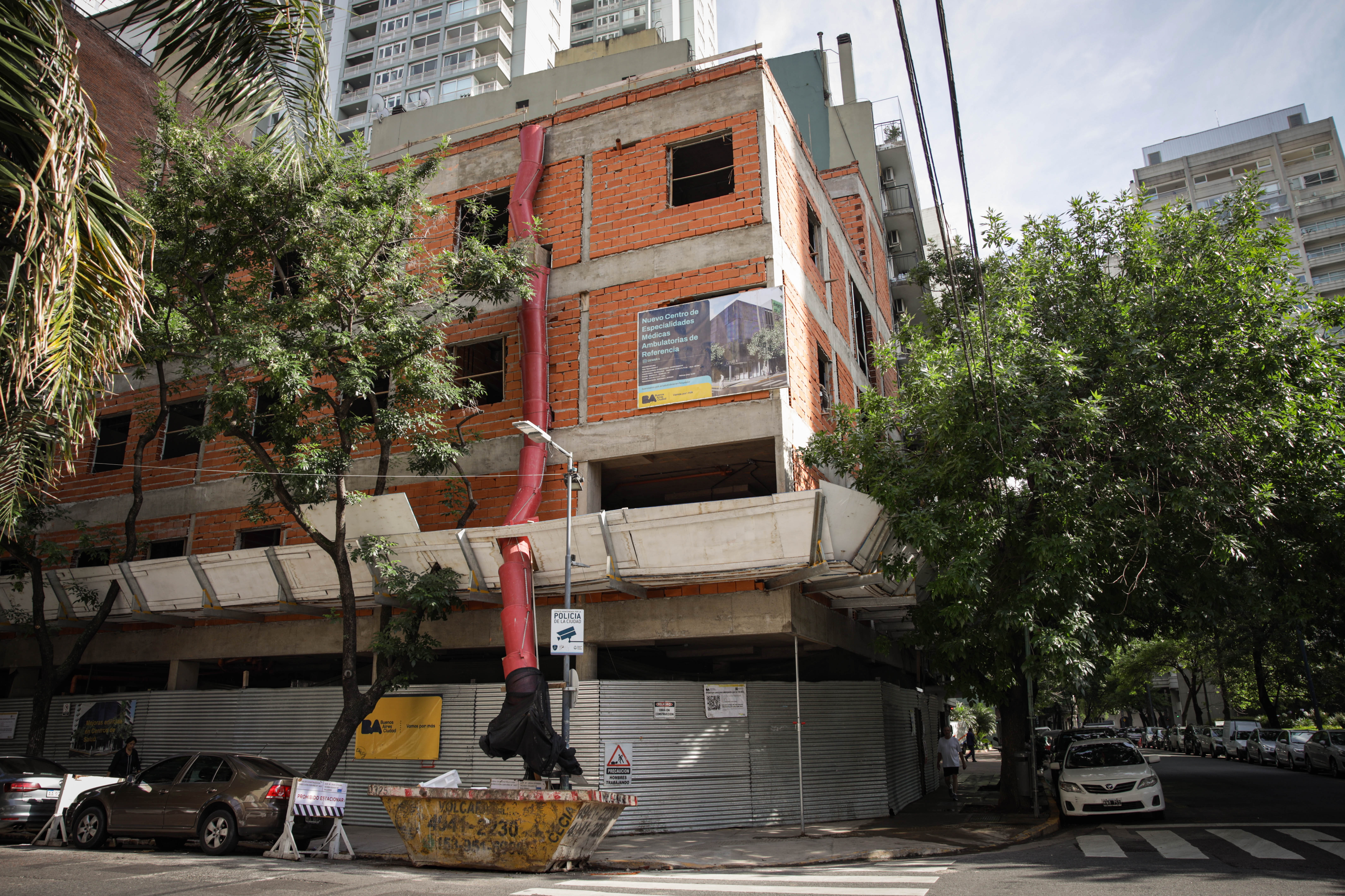 Así avanza la obra del CEMAR 4 en el barrio de Palermo