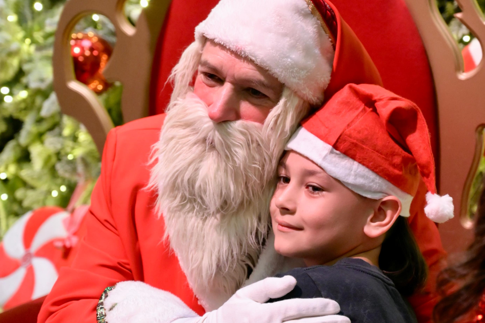 Papá Noel en la Casa de la Cultura