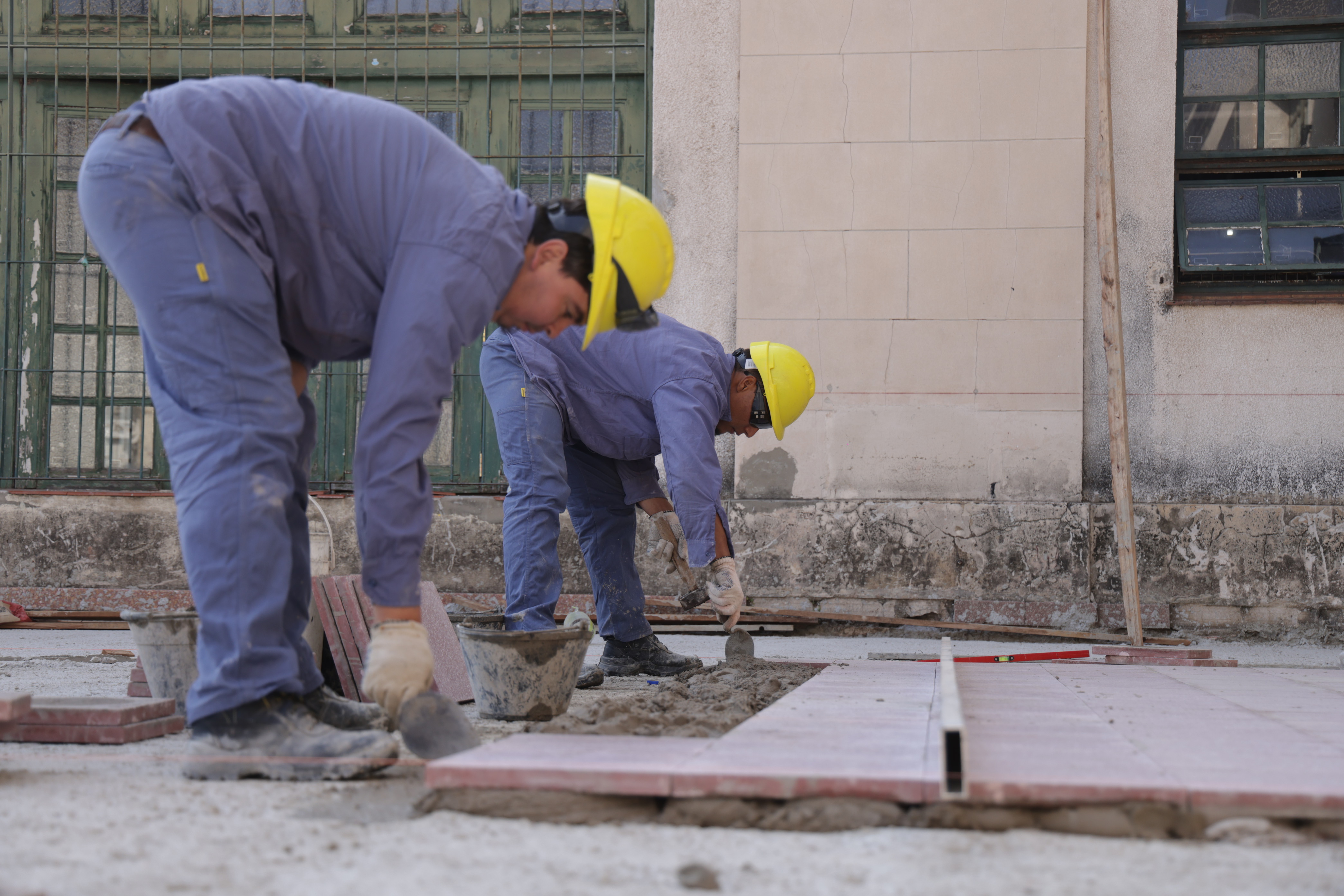 Continúa la obra integral en la histórica Escuela Granaderos de San Martín