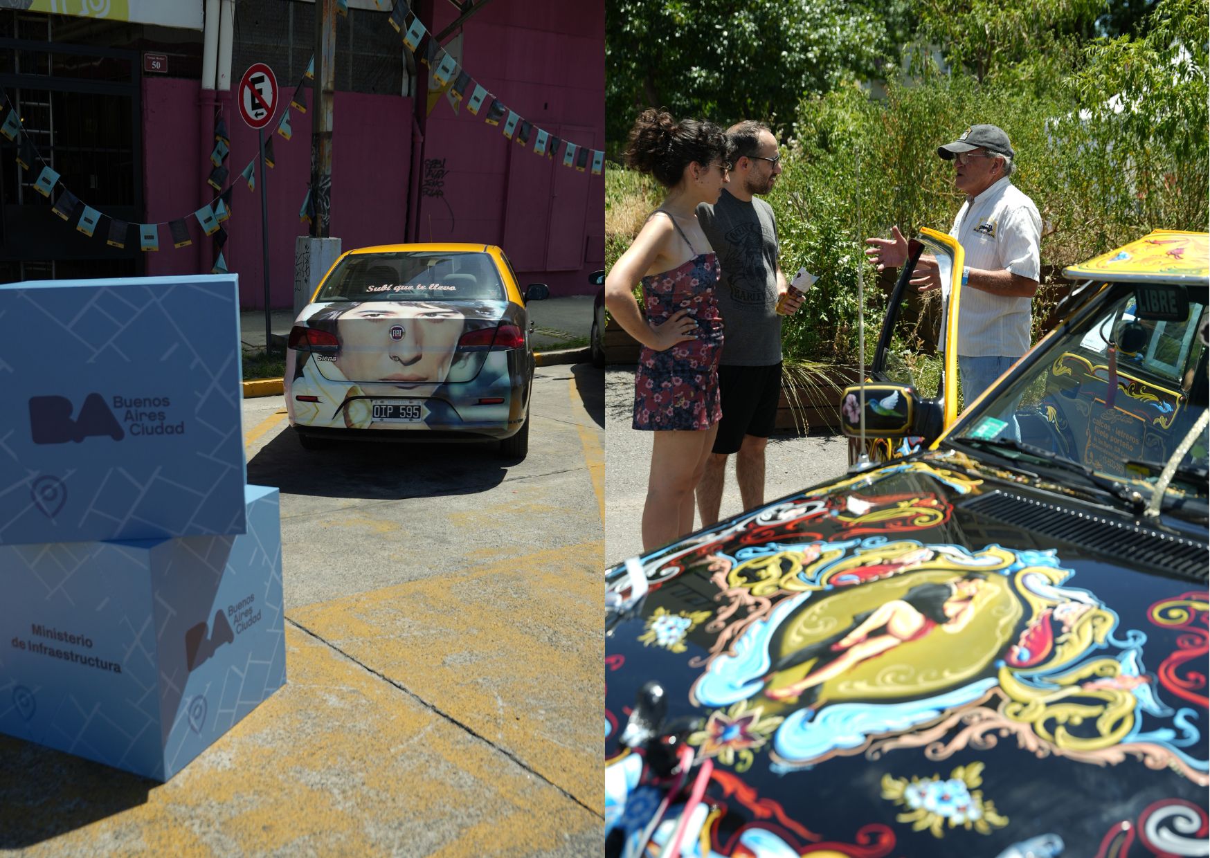 Cultura en movimiento: la Ciudad rindió homenaje al taxi porteño
