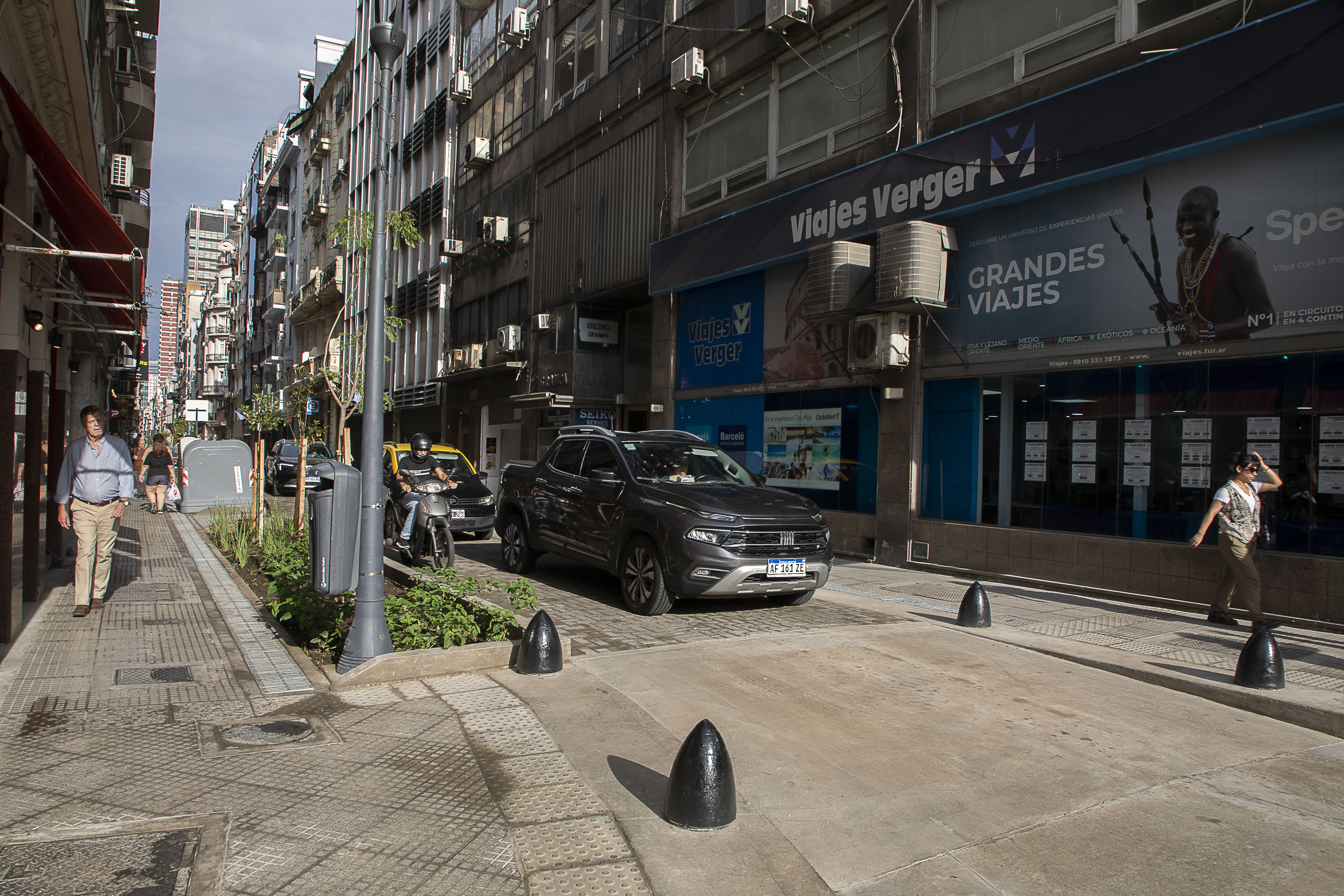 Microcentro: finalizó una obra clave y avanza la renovación de 11.200 m² de espacio público 