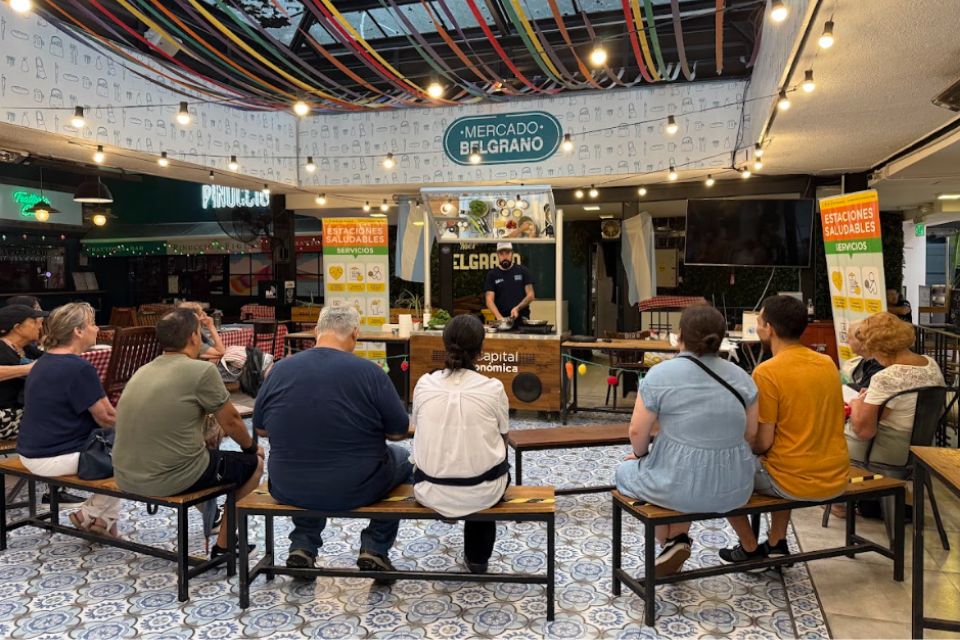 Clase de cocina en el Mercado Belgrano