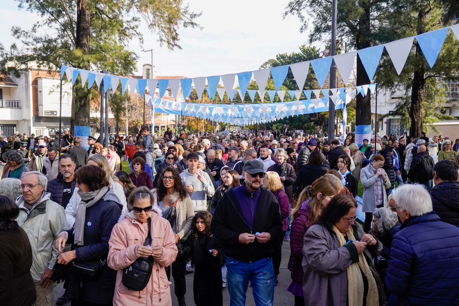 Celebración del 25 de Mayo en Villa Devoto