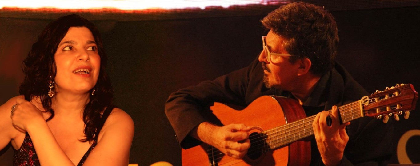 Carolina Lancilla y Guillermo Martel en formato acústico