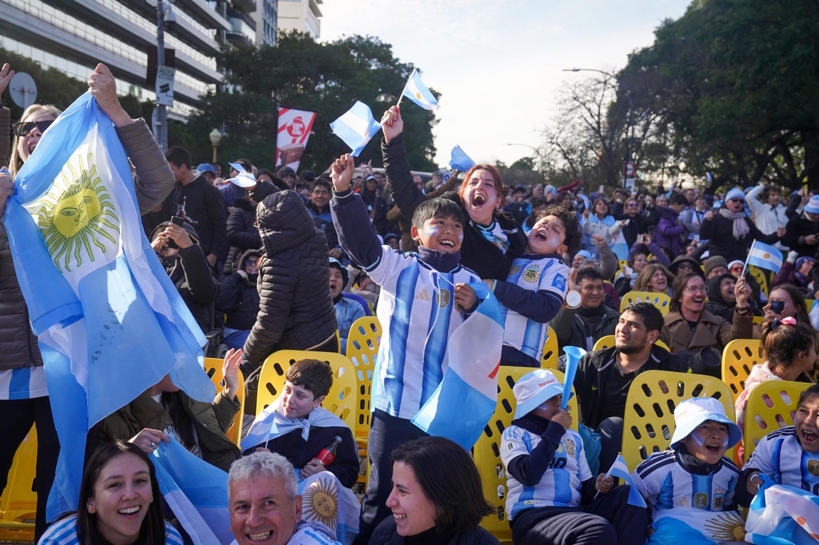 Modo Hincha en BA - Plaza San Martín