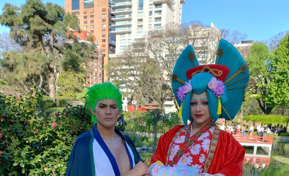 Afiche de Jornadas de Cosplay, Manga y Anime en el Jardín Japonés