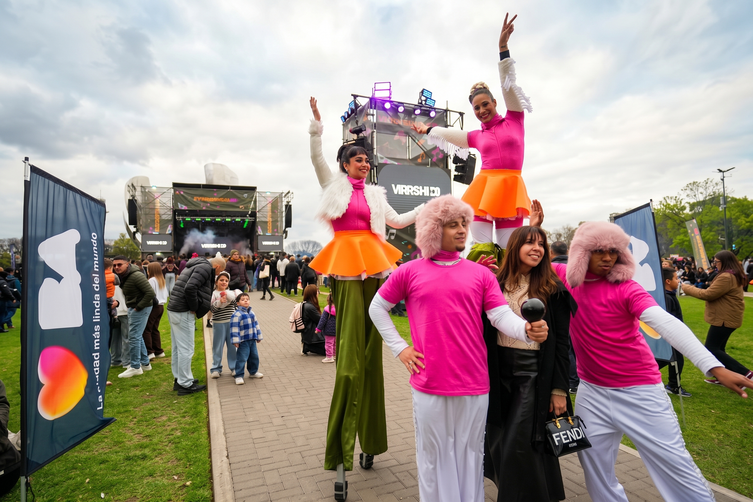 Experiencia BA llenó de música, sabores y diversión la Floralis