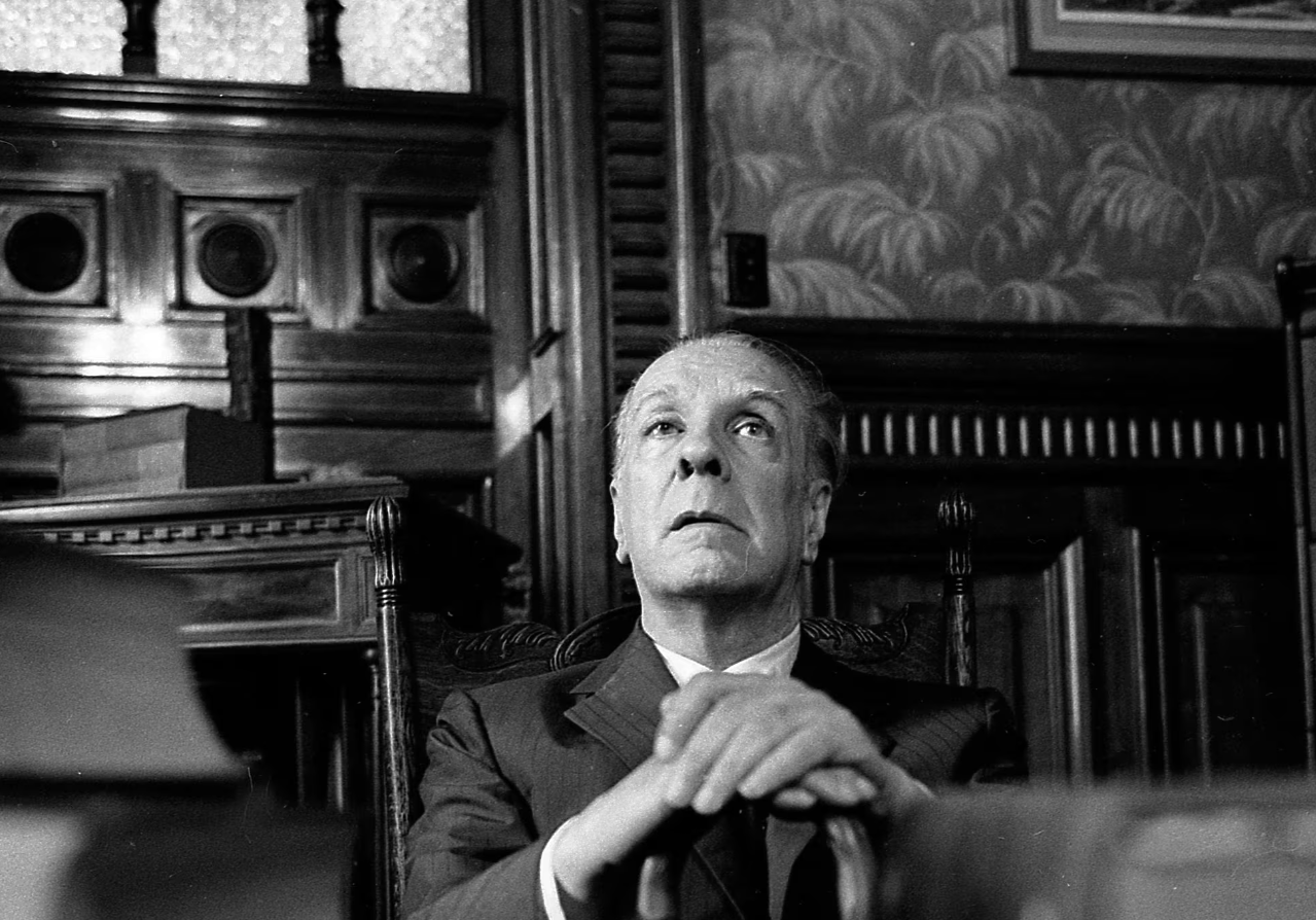 Afiche de Feria del Libro Borgeano