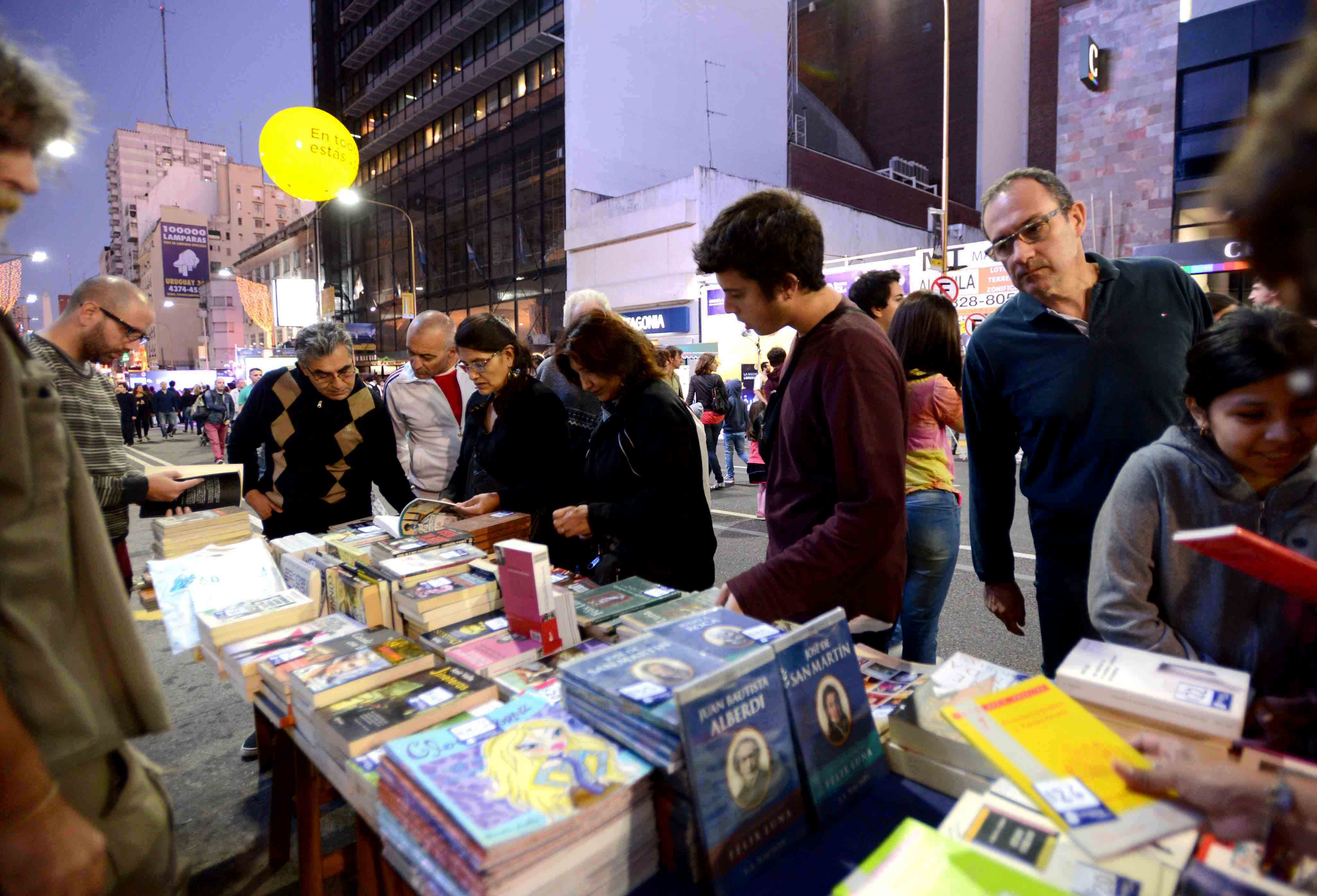 Feria del libro al aire libre