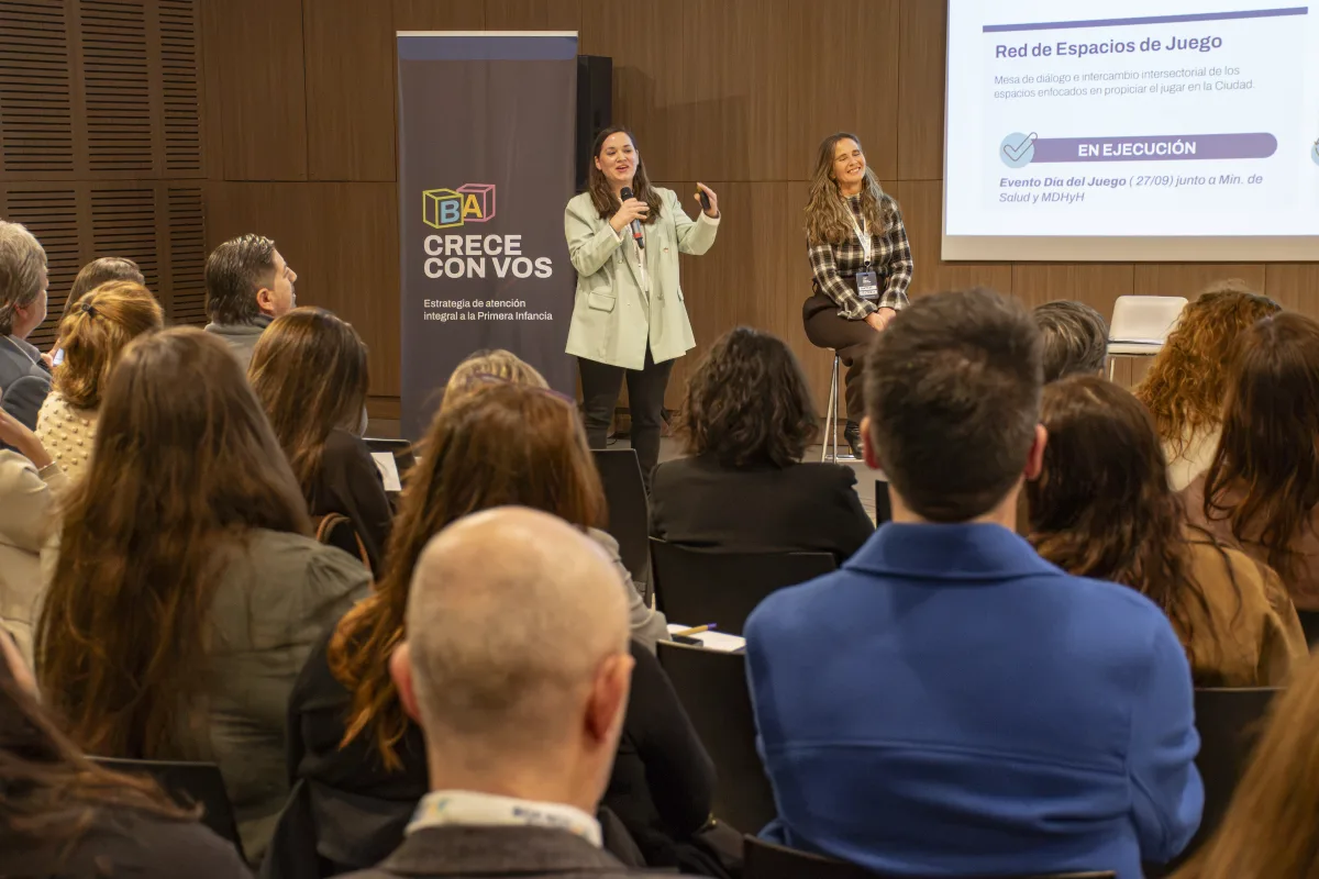 BA Crece: el Gobierno porteño presentó su Estrategia integral para la Primera Infancia ante más de 100 referentes.
