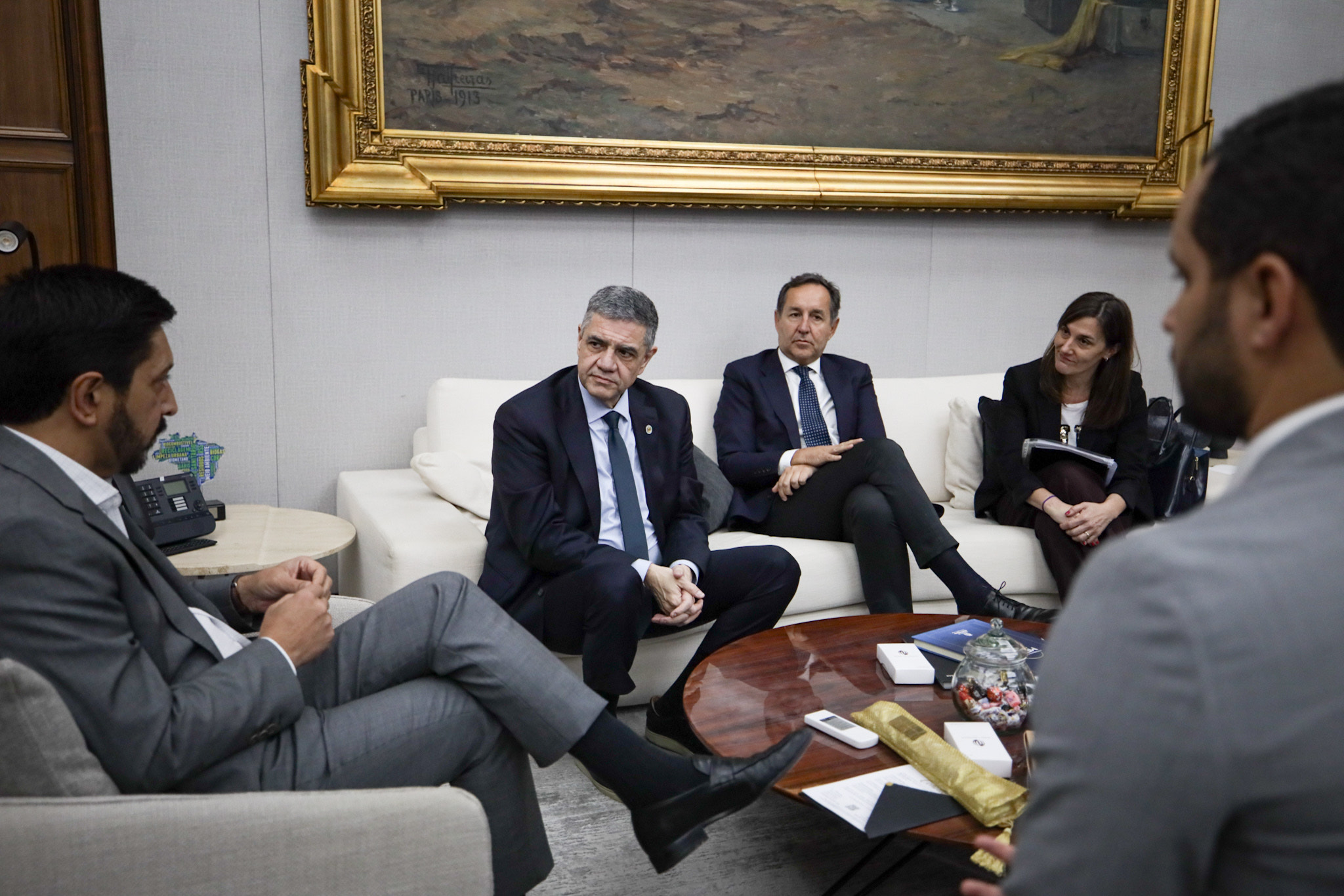 Jorge Macri, Fulvio Pompeo y Ana Ciuti