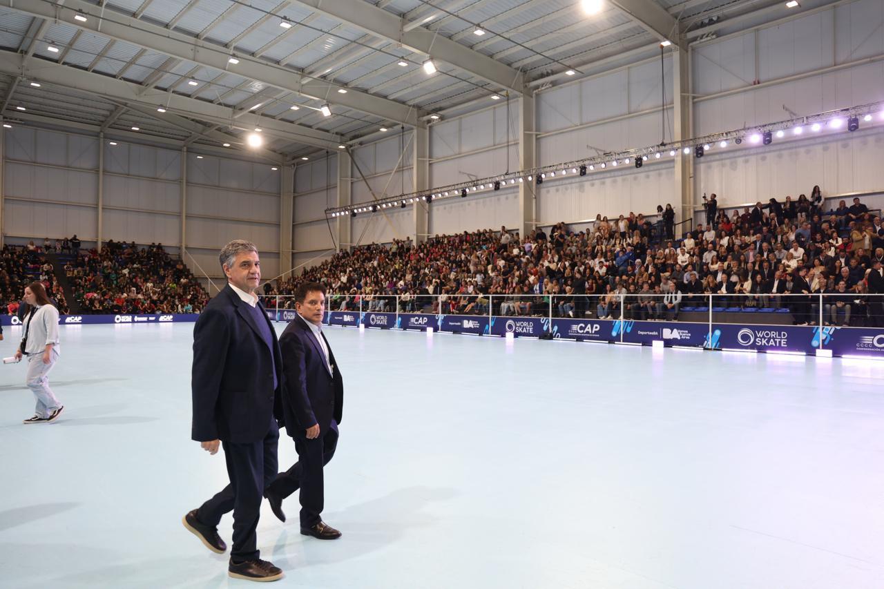 Jorge Macri inauguró en Villa Soldati el primer Centro de Alto Rendimiento de Patinaje de Latinoamérica