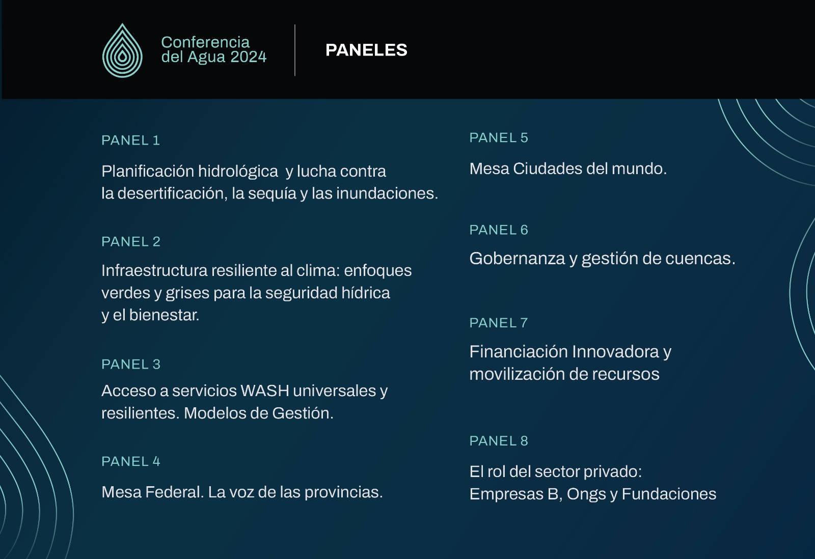 paneles conferencias