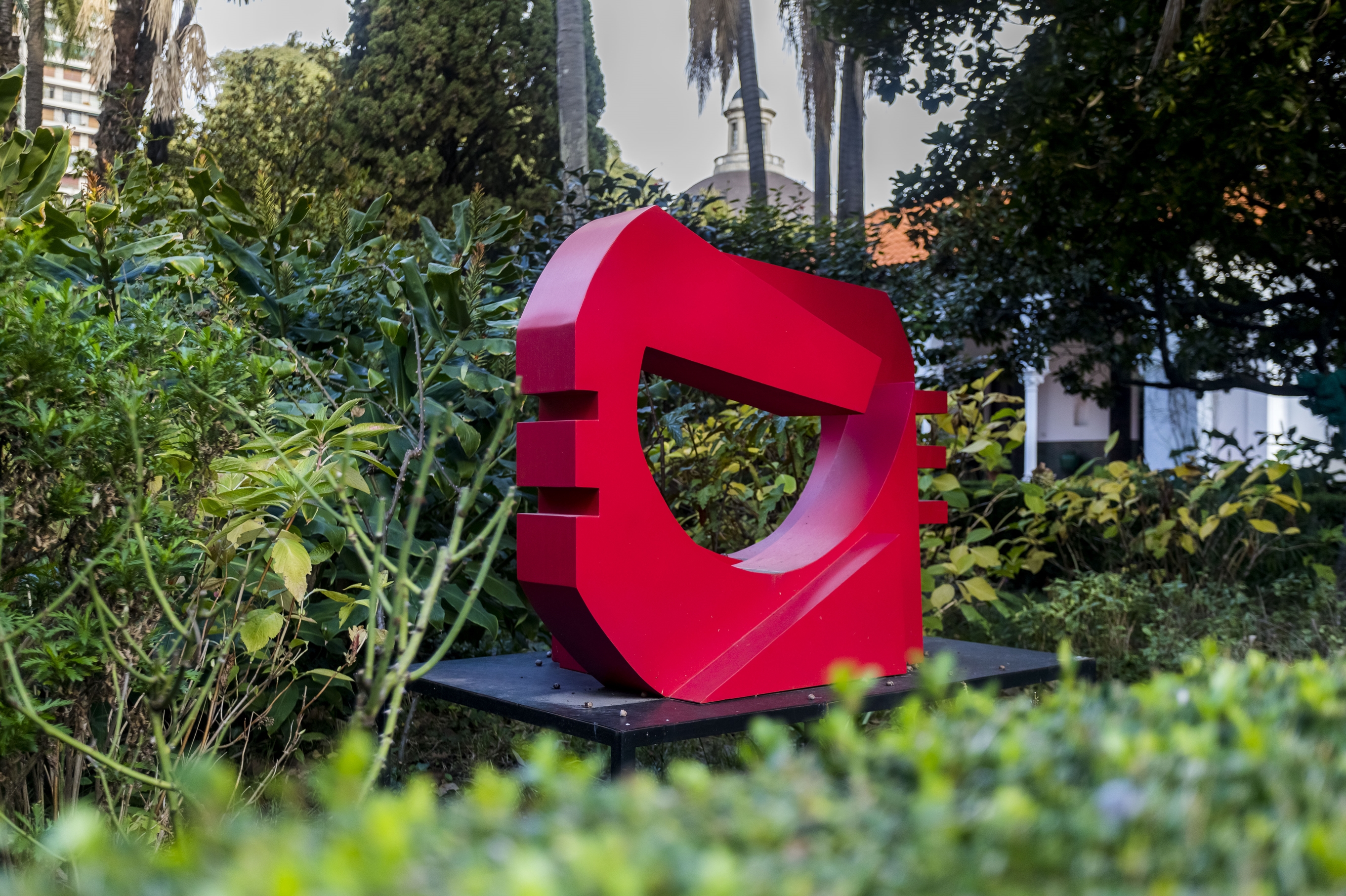 Esculturas en el jardin