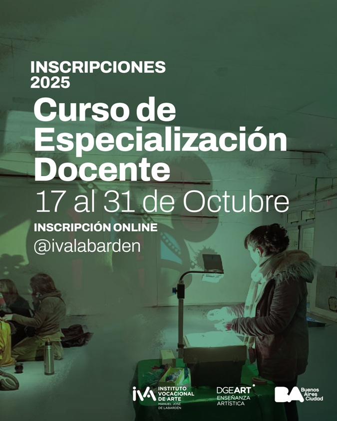 Afiche de Inscripción al Curso de Especialización Docente