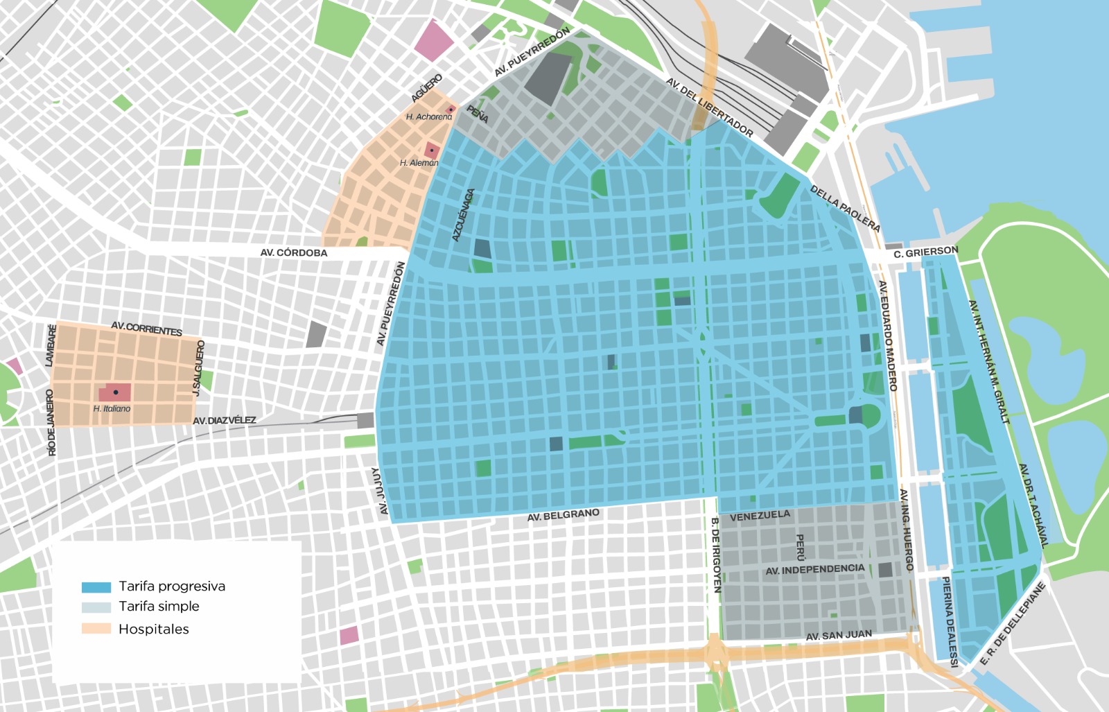 mapa medido