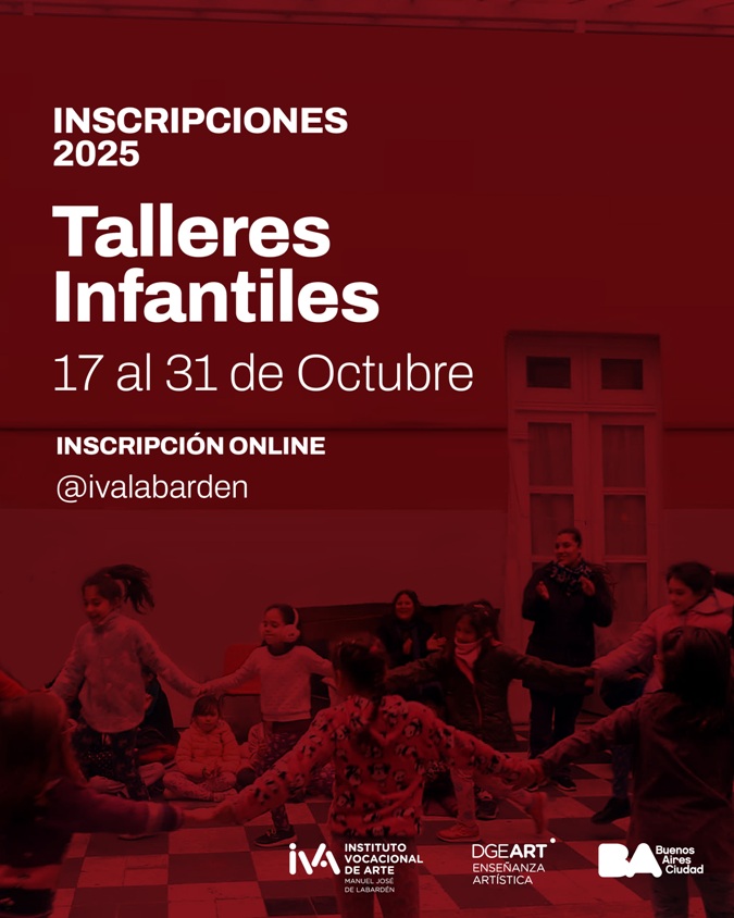 Afiche de Inscripción al Nivel Talleres Infantiles