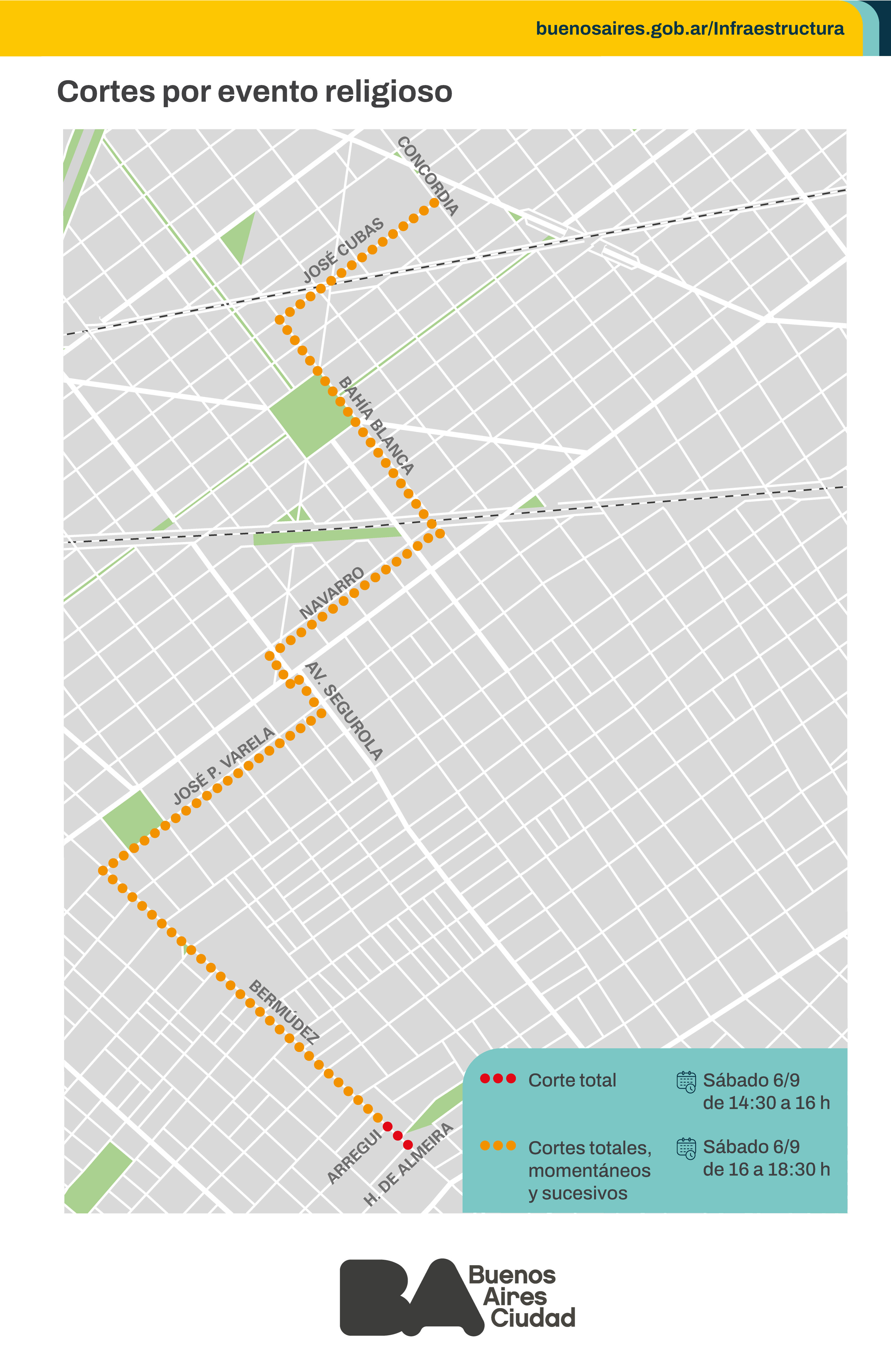 mapa peregrinación monte castro - devoto