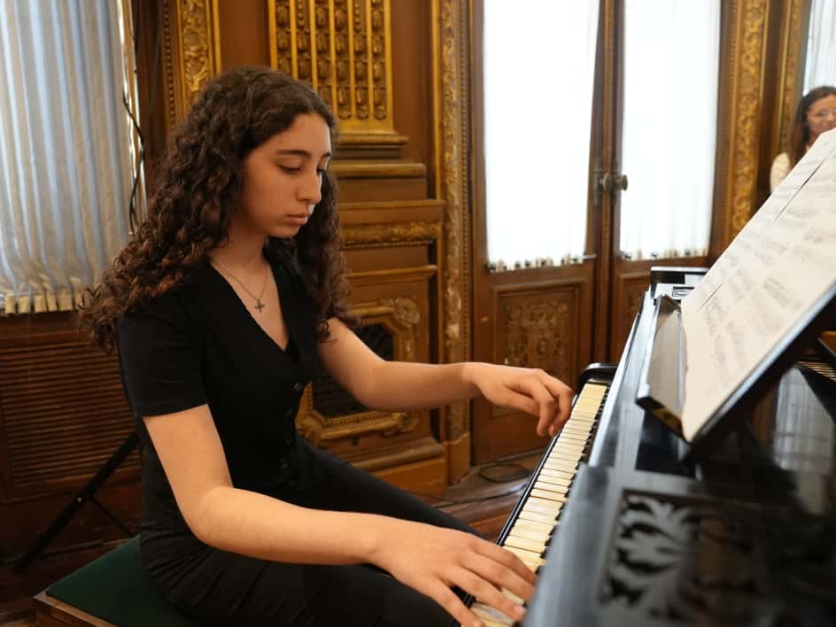 pianistas del conservatorio Piazzolla