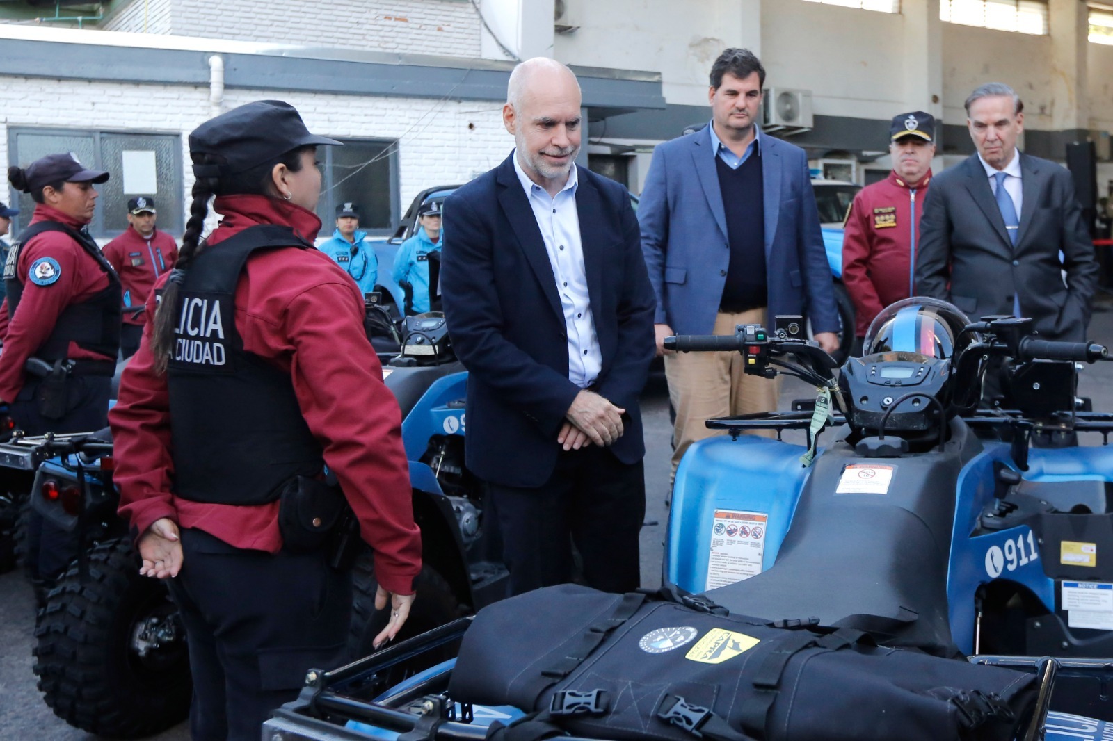 Rodríguez Larreta entregó equipamiento para la Policía de la Ciudad