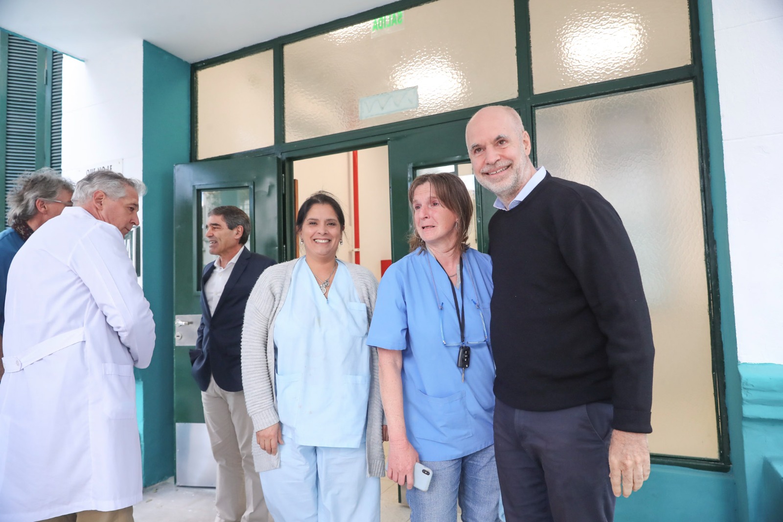 Rodríguez Larreta recorrió la nueva guardia del Hospital Muñiz