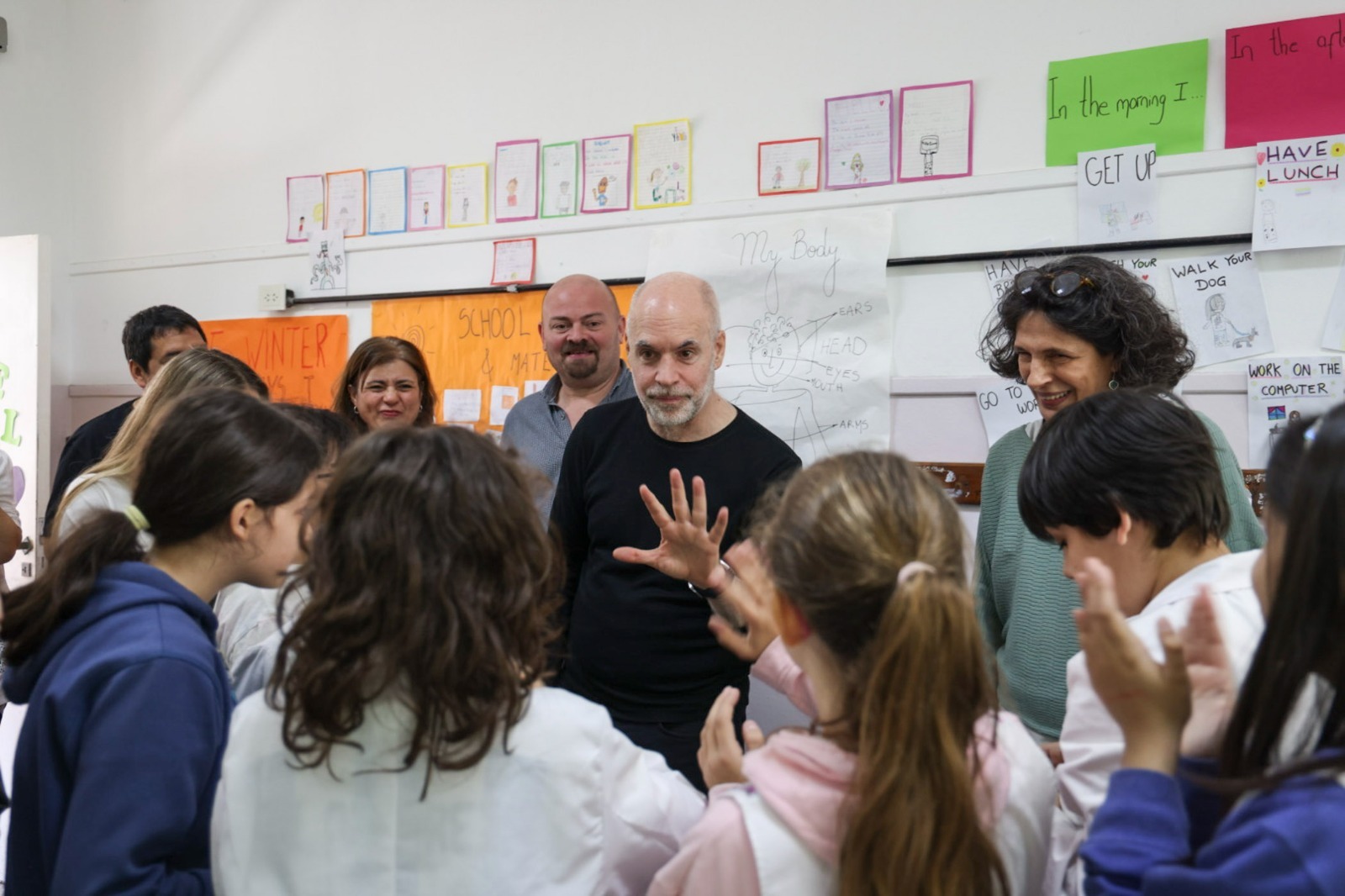 Rodríguez Larreta recorrió una escuela bilingüe