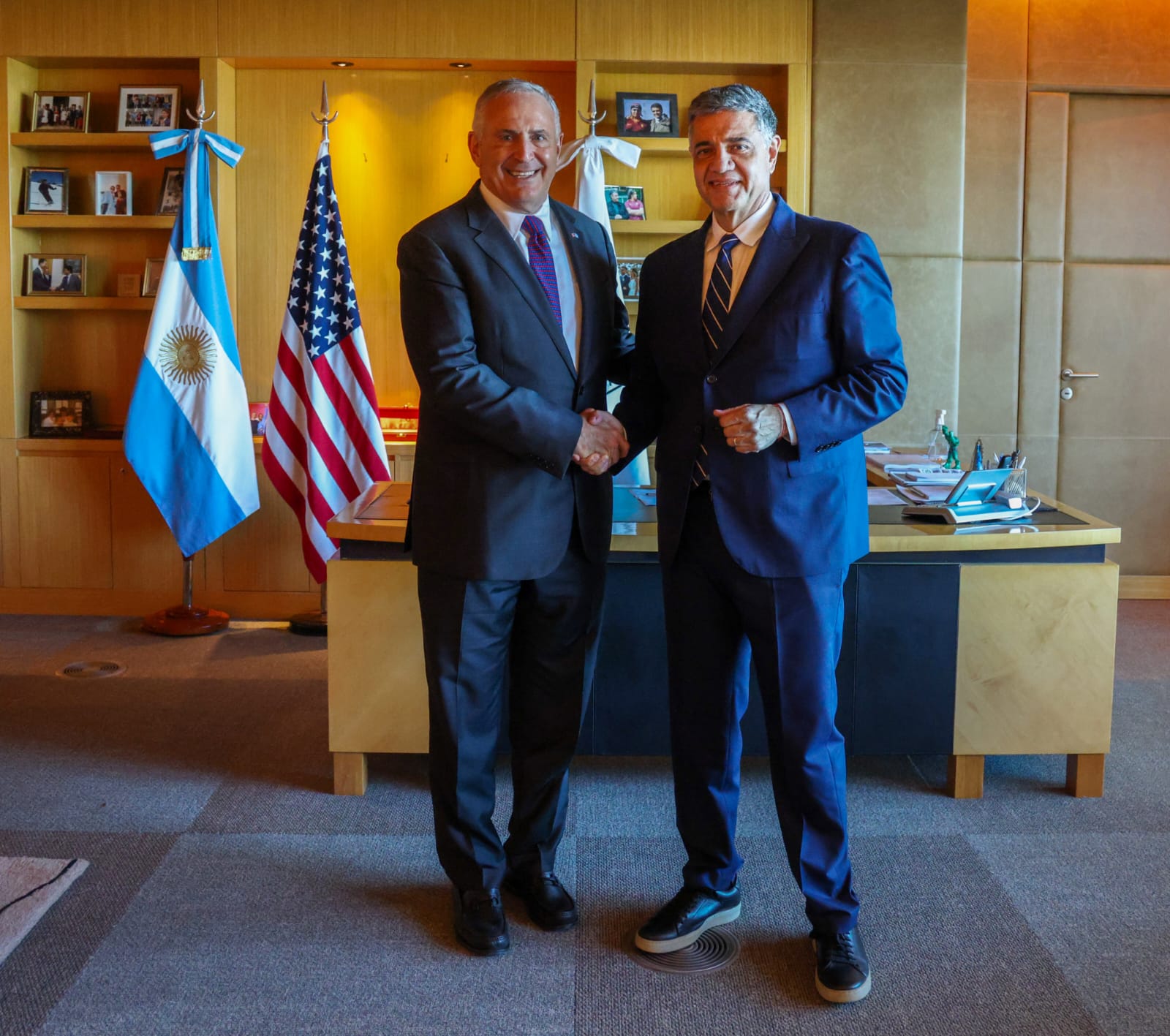 Jorge Macri received US Ambassador to Argentina Mark Stanley “to strengthen ties for the benefit of the people of Buenos Aires” |  City of Buenos Aires