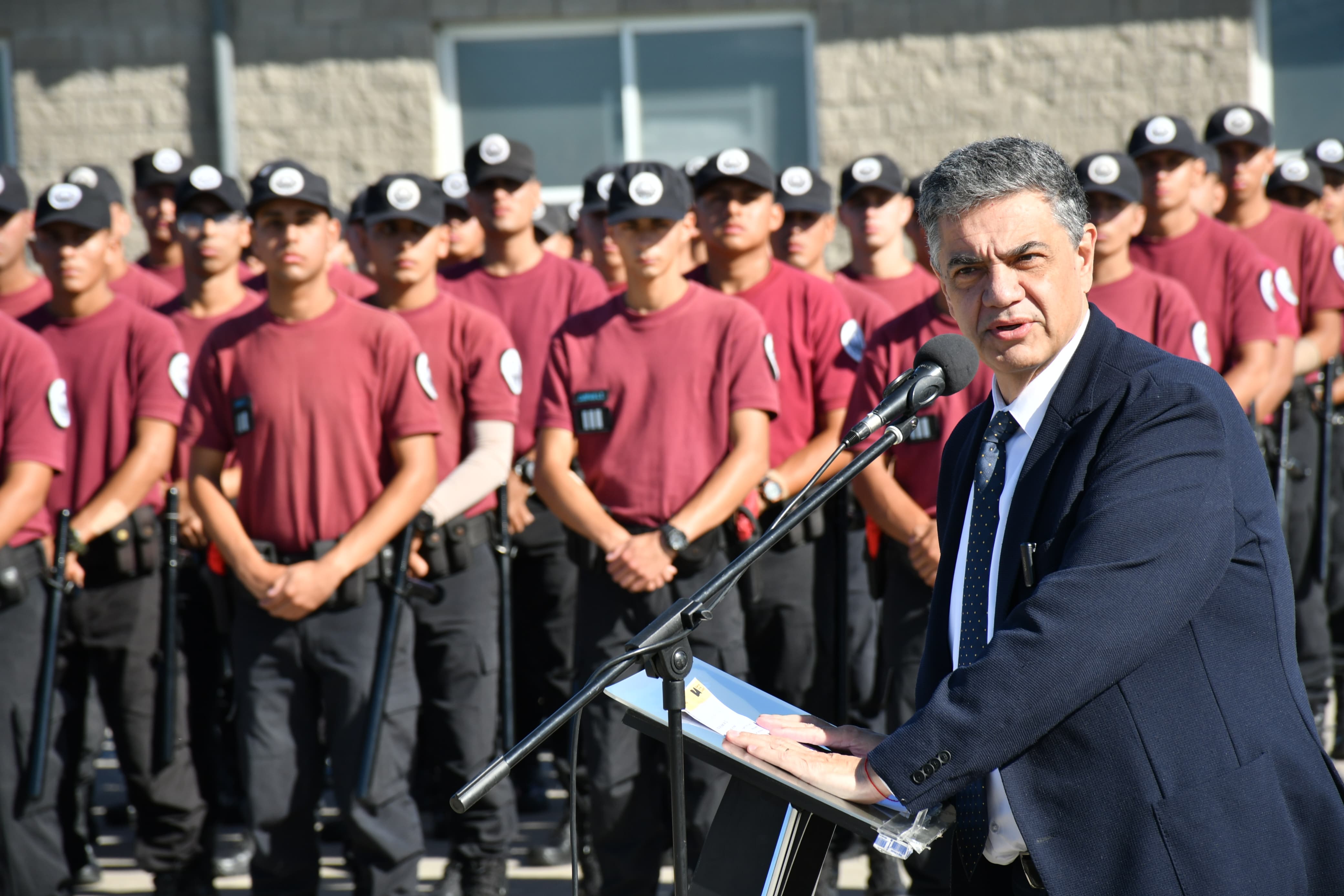El Jefe de Gobierno, Jorge Macri, le dio la bienvenida a los 2.852 cadetes de la Policía: "Nadie está por encima de la ley"