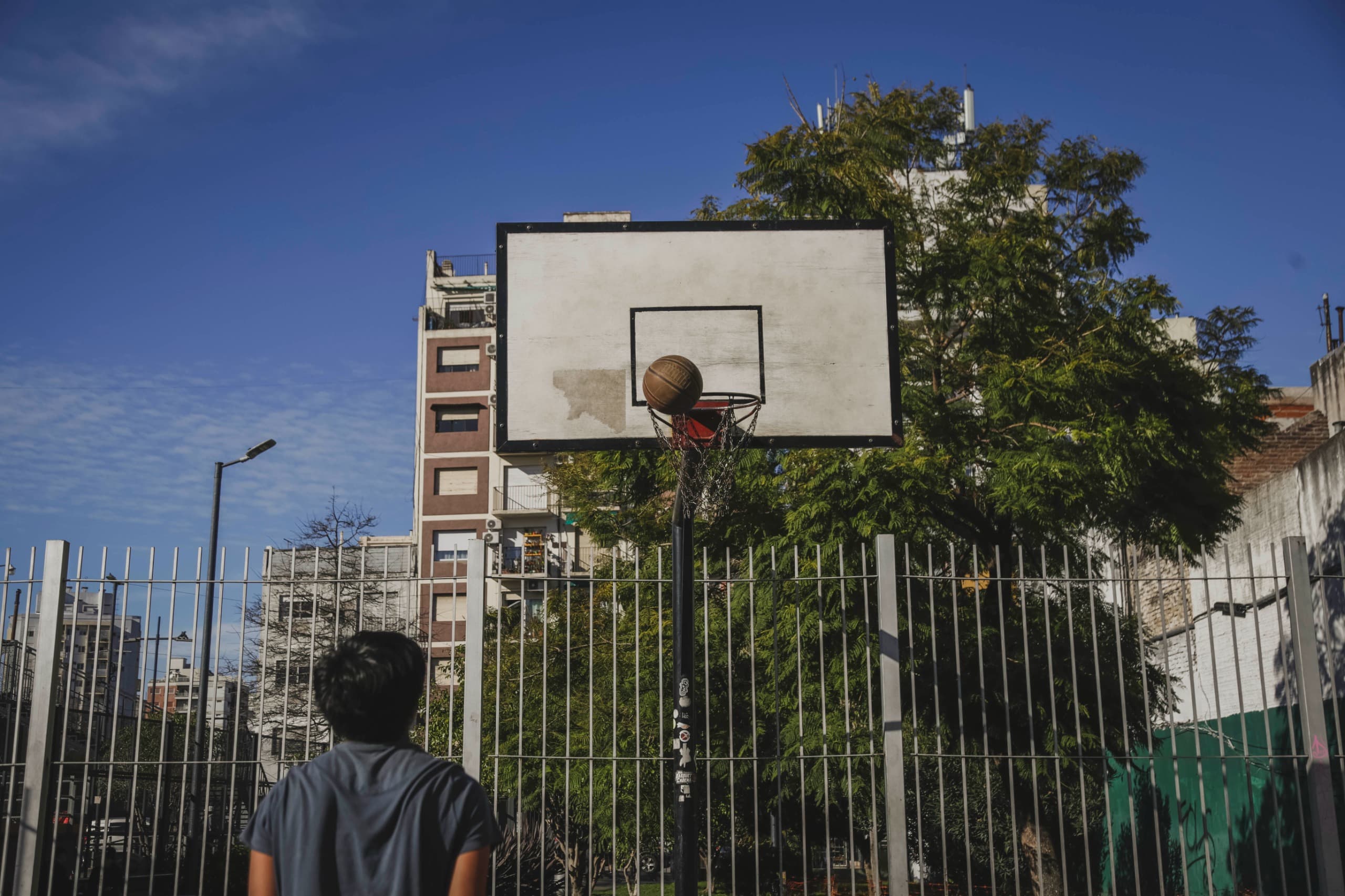 Básquet en las plazas
