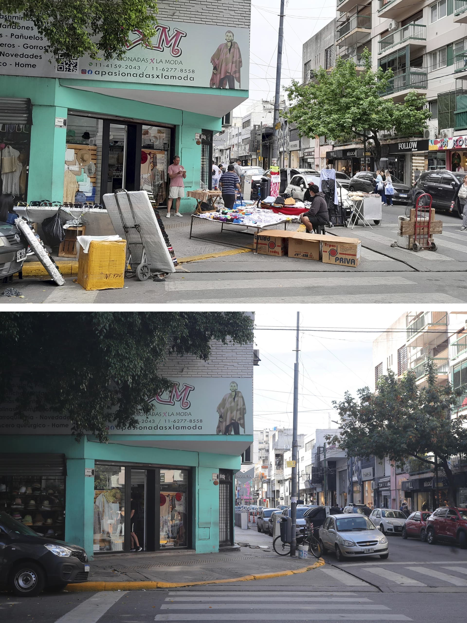 Tras el megaoperativo, la Ciudad mantendrá la policía e inspectores en Flores para evitar que se vuelvan a instalar los manteros