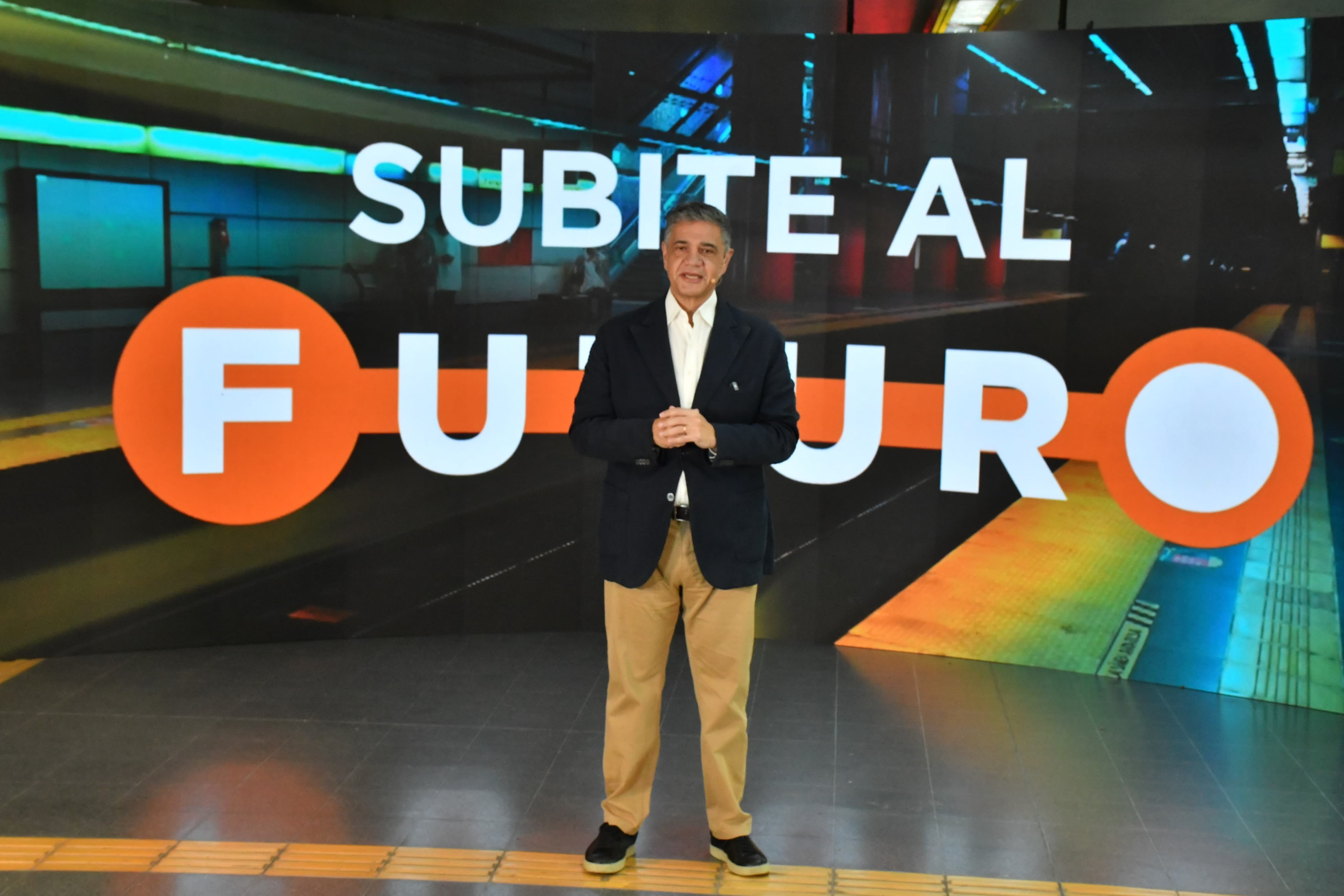 Jorge Macri anunció la nueva línea F de subte.