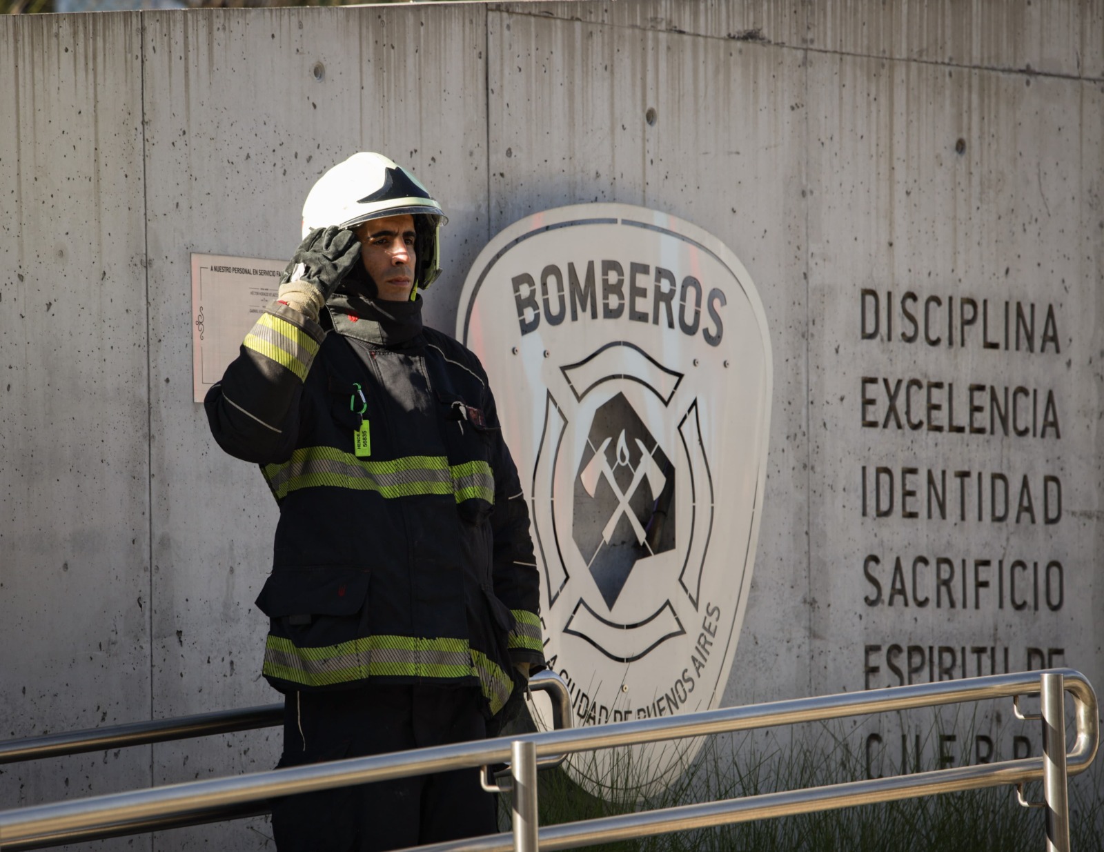 Homenaje de la Ciudad a los bomberos caídos en el cumplimiento del deber.