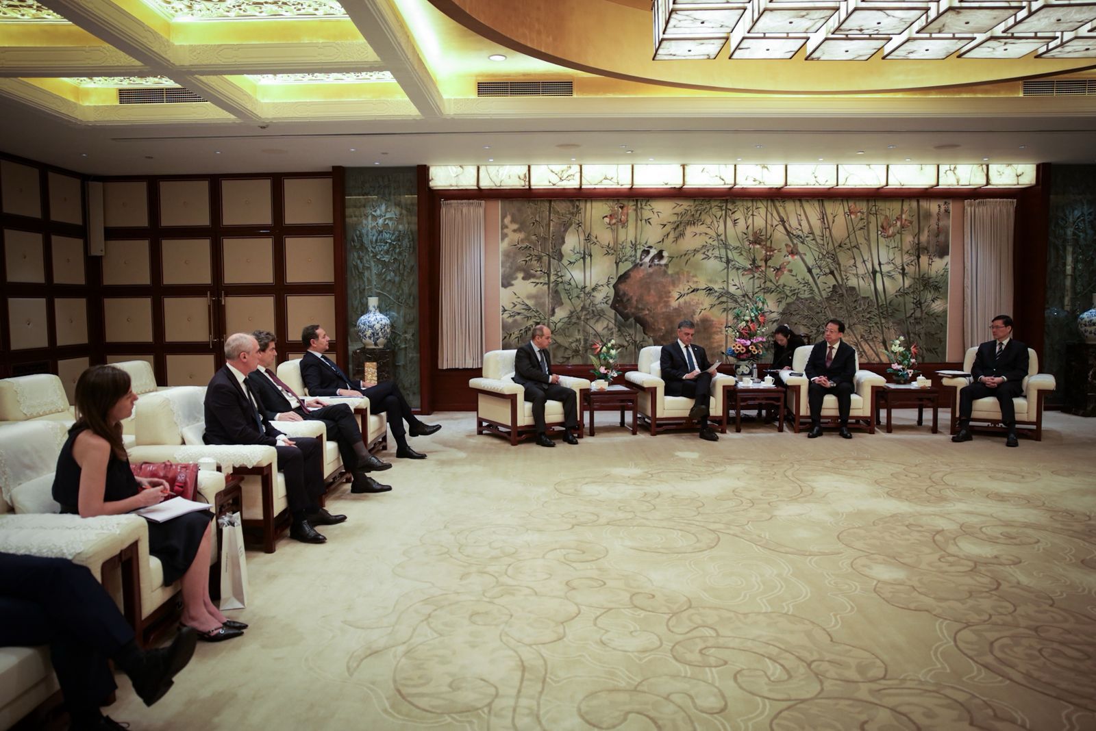 Jorge Macri y Gong Zheng