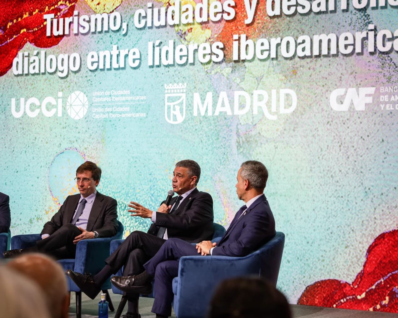 El jefe de Gobierno, Jorge Macri, durante la 46ª Feria Internacional de Turismo. Foto: GCBA.