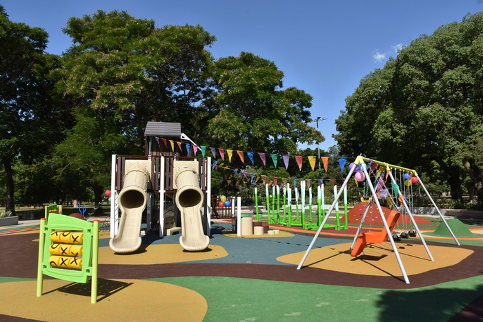 Parque Avellaneda: se renueva el circuito deportivo y el patio infantil principal