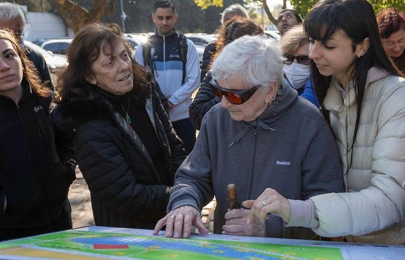 Nuevo mapa háptico en el Lago Regatas de Palermo