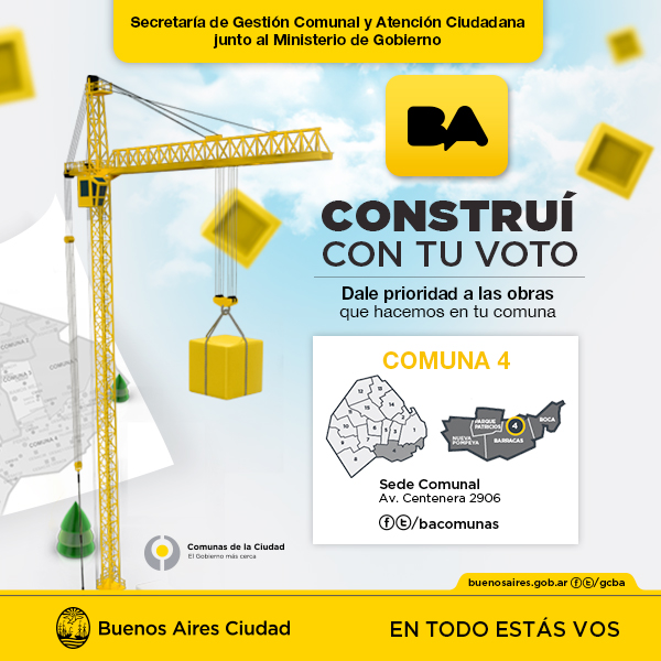 Construí con tu voto