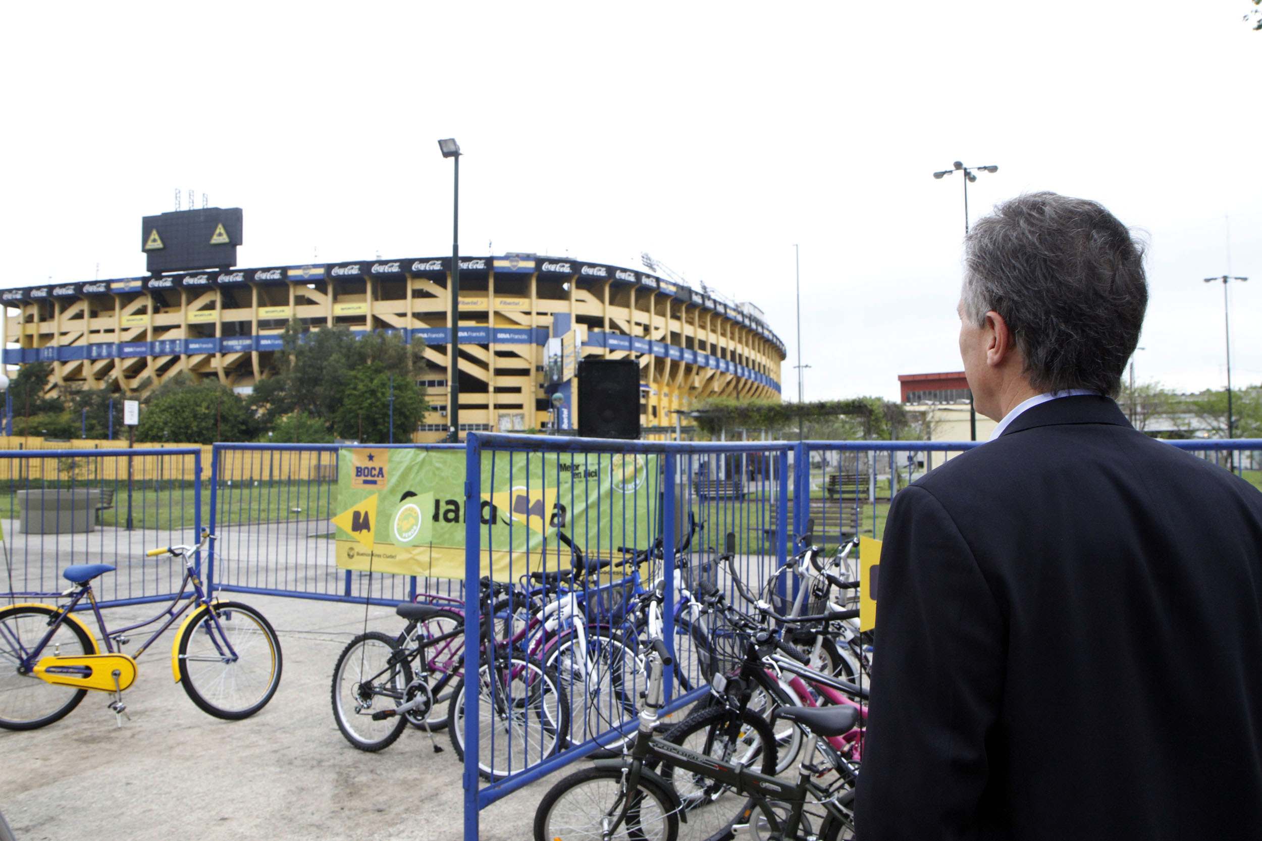 Presentamos una guardería para bicicletas junto a la Bombonera