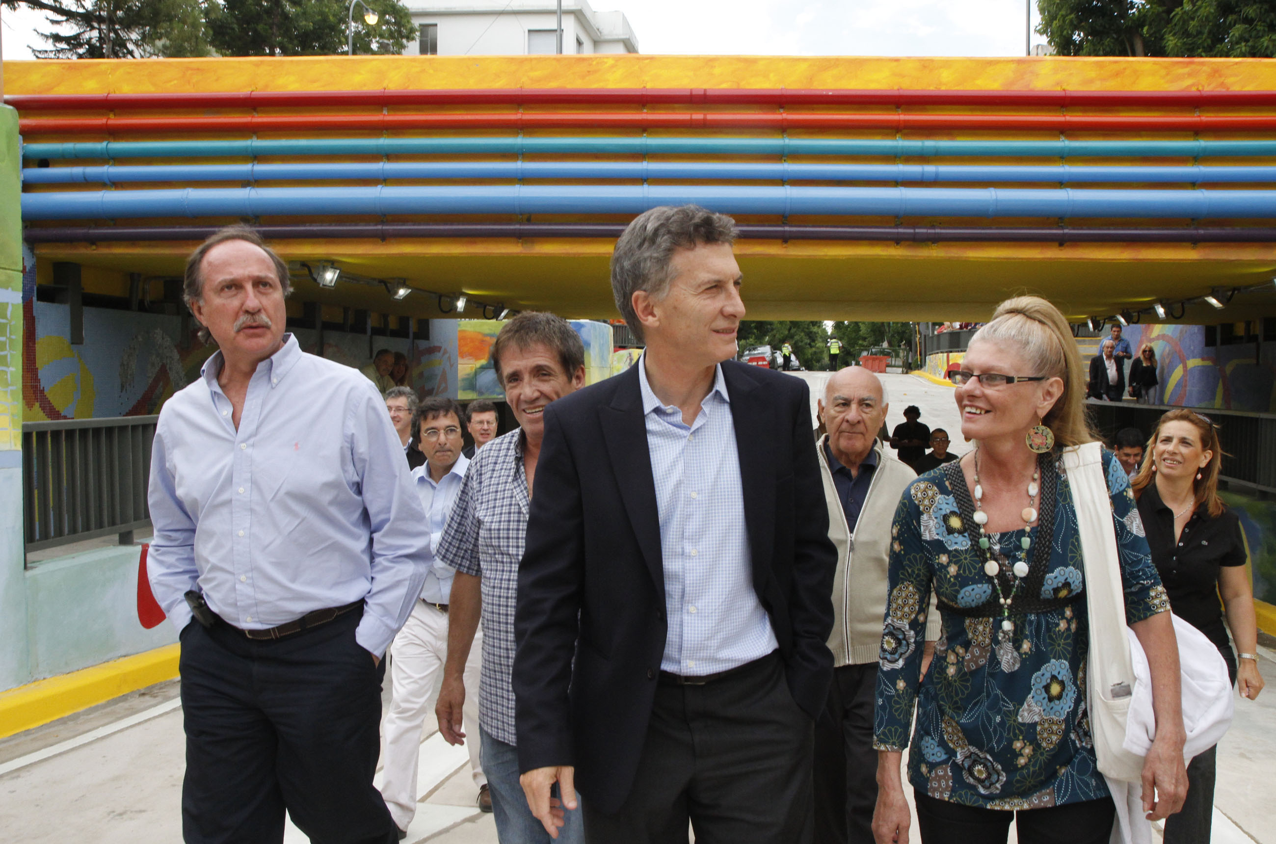 Inauguramos, en Núñez, el paso bajo nivel  n°12