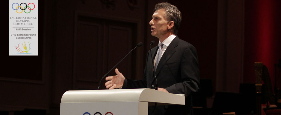 “Hoy más que nunca Buenos Aires se ha convertido en una verdadera ciudad olímpica”