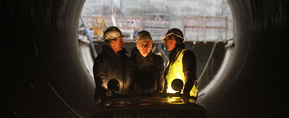 Un viaje por el túnel del arroyo Maldonado 