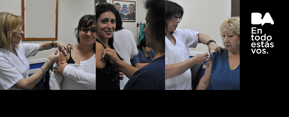 El Gobierno de la Ciudad de Buenos Aires continúa con la campaña de vacunación antigripal para empleados