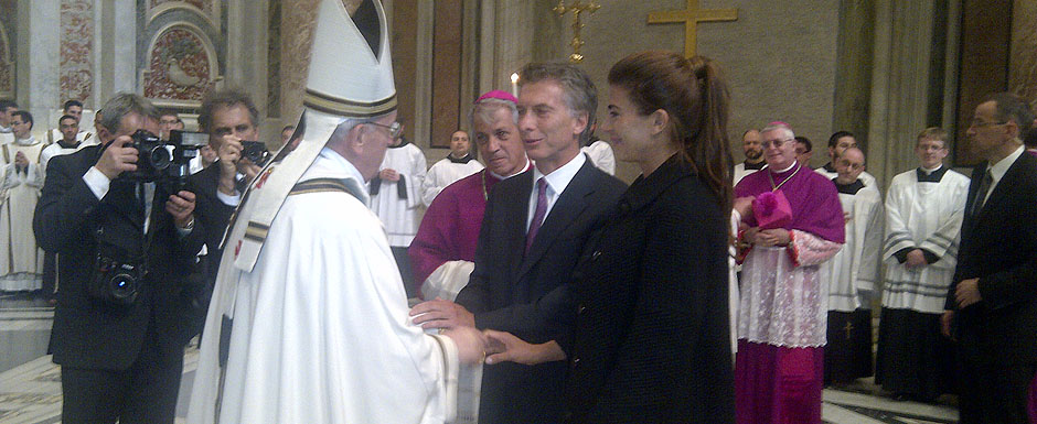 Macri saludó a Su Santidad Francisco