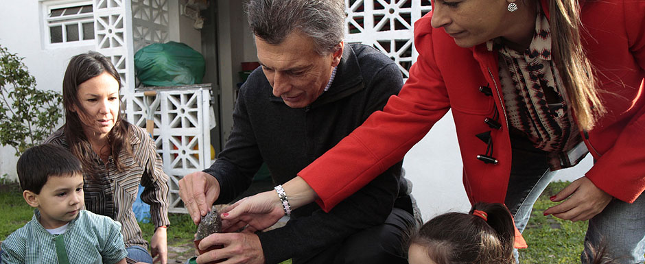Macri visitó un CPI en el barrio de Flores