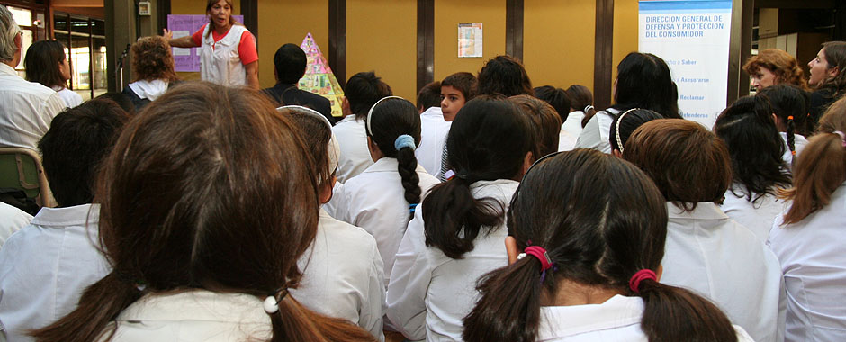Talleres de nutrición en las escuelas públicas