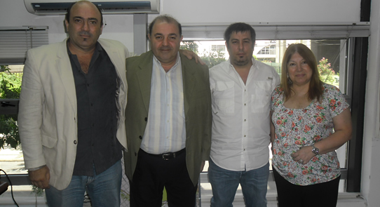 Miembros de la Junta Comunal se reunieron con el presidente de la Federación Argentina de Colectividades