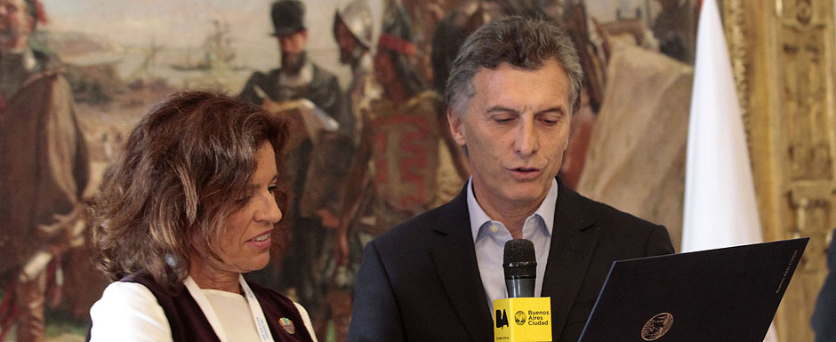 Macri declaró Huésped de Honor a la alcaldesa de Madrid