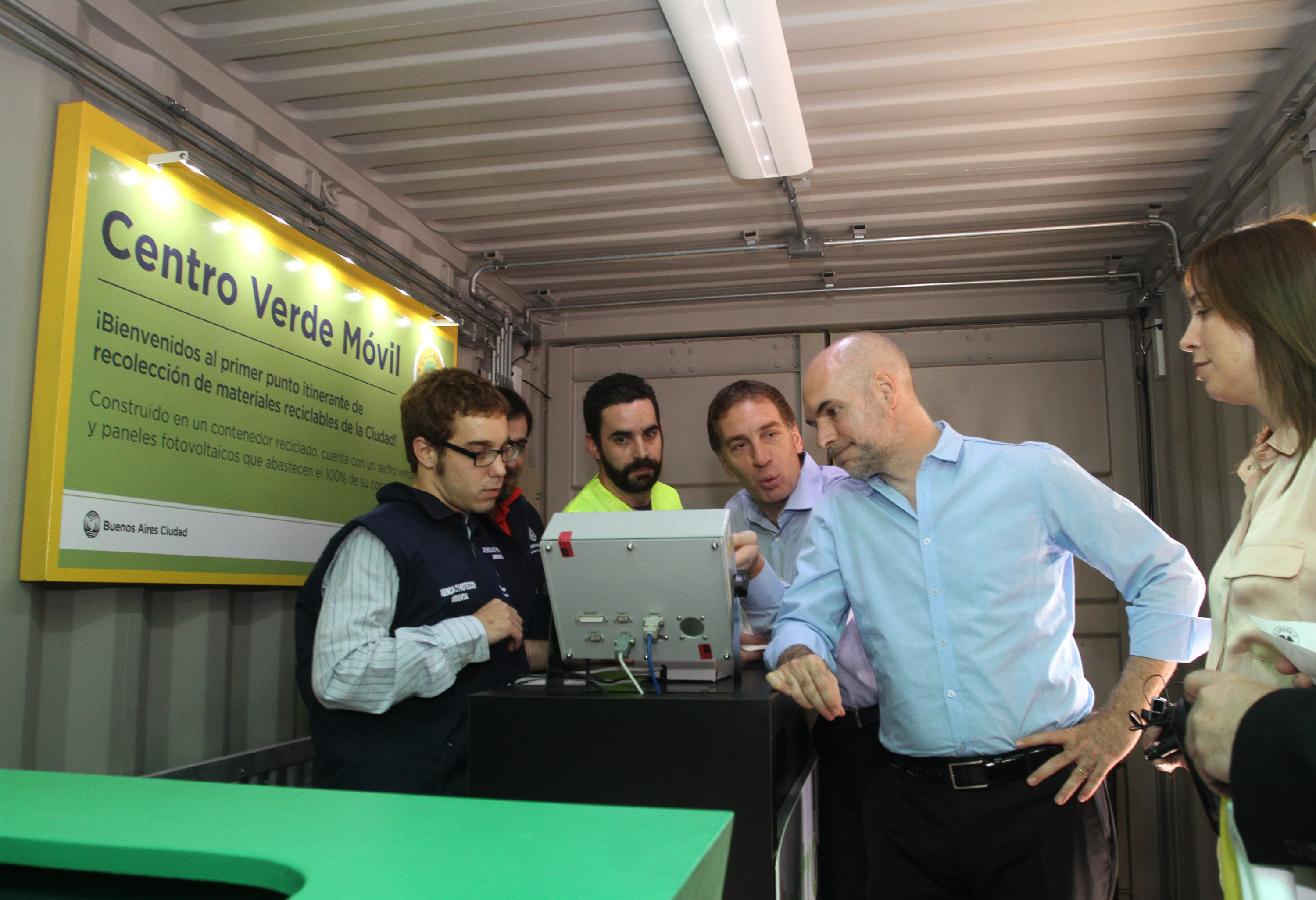 Inauguración del Centro Verde Móvil